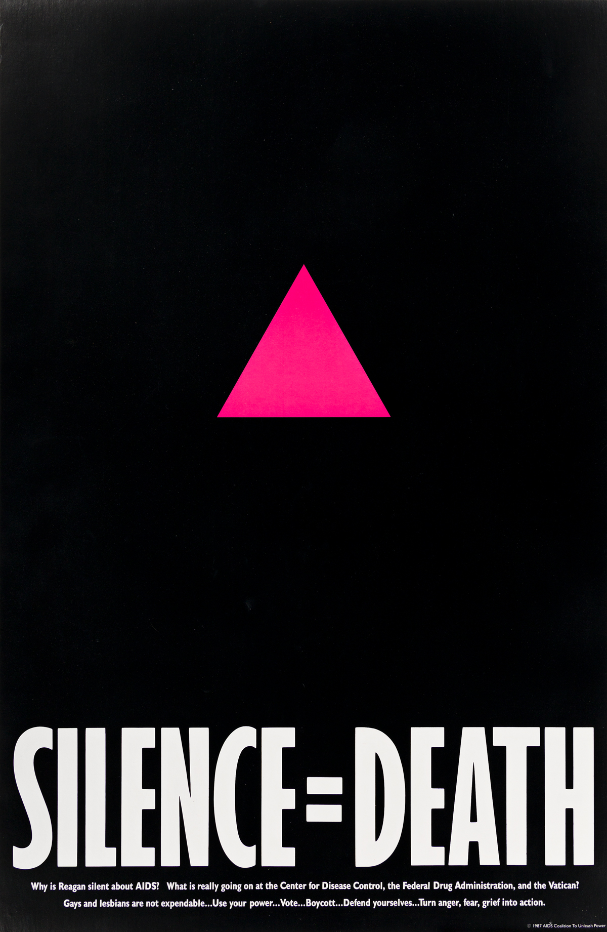 SILENCE=DEATH COLLECTIVE Silence = Death.